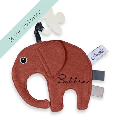 Speen / knuffeldoek olifant Copper Bobbie