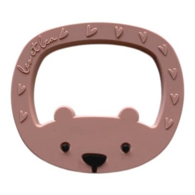 Bijtring Bear Teether, Mauve                     Bijtring Bear Teether, Mauve
