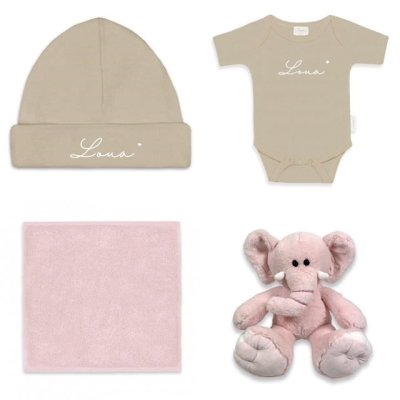 Baby pakket Rose gepersonaliseerd