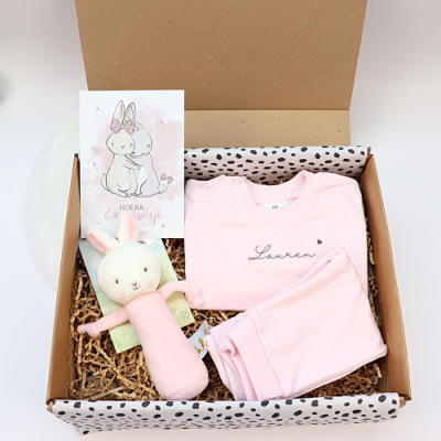 Cadeaupakket Bunny met naam baby Cadeaupakket Bunny met naam baby