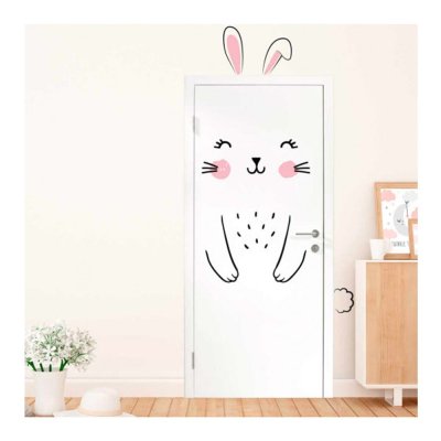 Deursticker baby/kinderkamer BUNNY