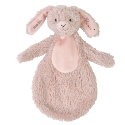 Happy Horse Rabbit Rosi Knuffeldoekje met naam en geboortedatum baby Happy Horse Rabbit Rosi Knuffeldoekje met naam en geboortedatum baby