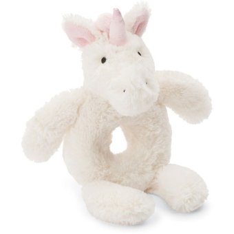 Jellycat Bashful Unicorn rammelaar