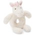 Jellycat Bashful Unicorn rammelaar