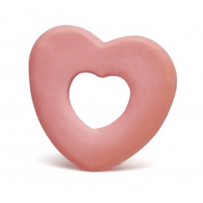 Lanco Bijtring Hart Rose 100% Natuurlijk Rubber Lanco Bijtring Hart Rose 100% Natuurlijk Rubber