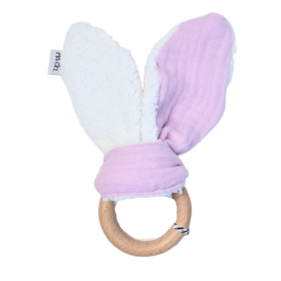 Ma-Ciel Bijtring Bunny Teddy lila