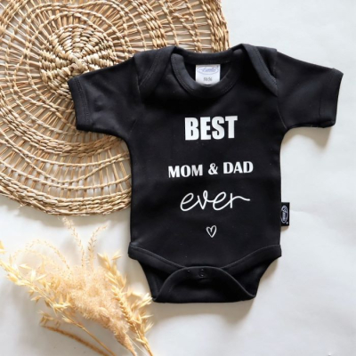 Romper Best Mom en Dad ever Romper Best Mom en Dad ever