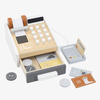 Tryco Houten Kassa met Pinautomaat  met naam baby