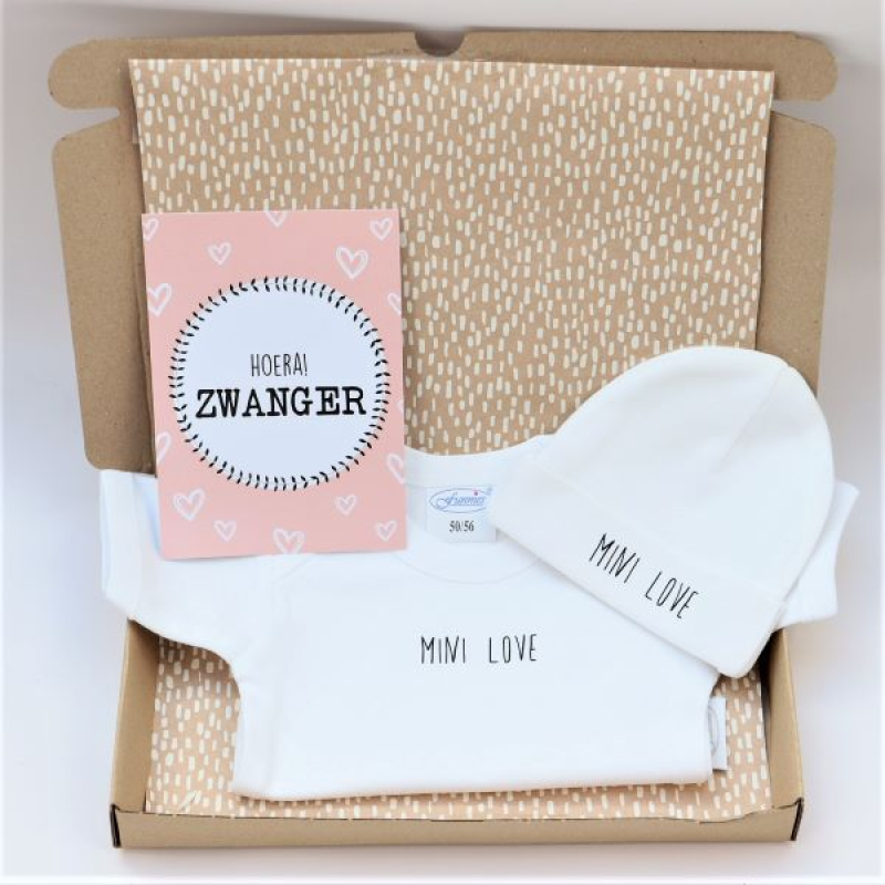 Hoera! zwanger Mini Love White