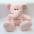 Olifant Luka knuffel roze 45cm met naam baby