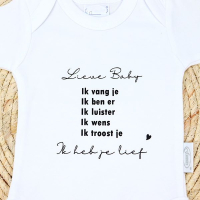 Brievenbuscadeau wit Ik heb je lief 