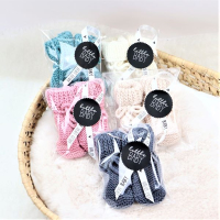 Babyslofjes Merino wol Sand 0-6 Maanden