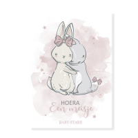 Cadeaupakket Bunny met naam baby