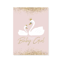 Kaart Welcome little baby girl