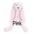 Happy Horse Rabbit Richie Old Pink 28 cm met naam en geboortedatum baby Handgeschreven
