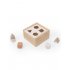 Label Label Shape Sorting Box - Nougat met naam baby  Label Label Shape Sorting Box - Nougat met naam baby