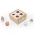 Label Label Shape Sorting Box - Nougat met naam baby  Label Label Shape Sorting Box - Nougat met naam baby